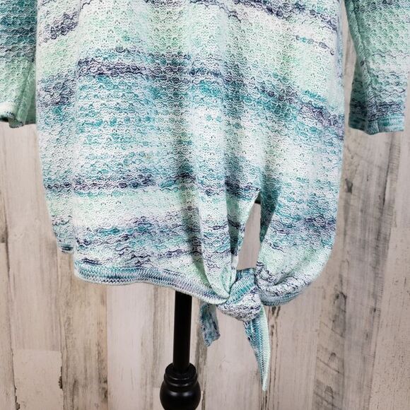 Christopher & Banks Tie Sweater Sz L - Picture 2 of 8